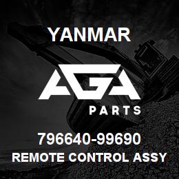 796640-99690 Yanmar remote control assy | AGA Parts
