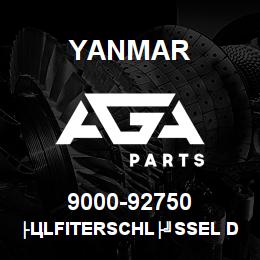 9000-92750 Yanmar ├Цlfiterschl├╝ssel D36 | AGA Parts