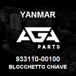 933110-00100 Yanmar BLOCCHETTO CHIAVE | AGA Parts
