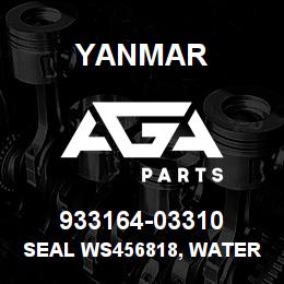 933164-03310 Yanmar SEAL WS456818, WATER | AGA Parts