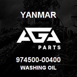 974500-00400 Yanmar WASHING OIL | AGA Parts