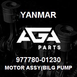 977780-01230 Yanmar MOTOR ASSY(BILG PUMP | AGA Parts