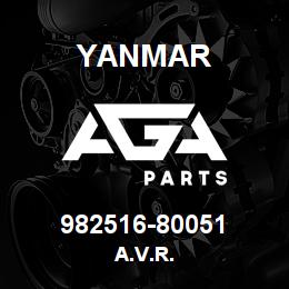 982516-80051 Yanmar A.V.R. | AGA Parts