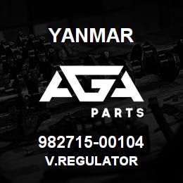 982715-00104 Yanmar V.REGULATOR | AGA Parts