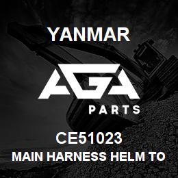 CE51023 Yanmar Main harness helm to engine Classic 23' | AGA Parts