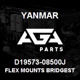 D19573-08500J Yanmar Flex mounts Bridgestone 6LY3 4pcs | AGA Parts