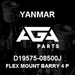 D19575-08500J Yanmar Flex mount Barry 4 pcs | AGA Parts