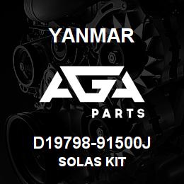D19798-91500J Yanmar solas kit | AGA Parts