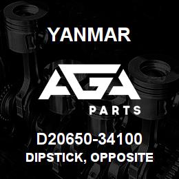 D20650-34100 Yanmar dipstick, opposite | AGA Parts