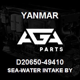 D20650-49410 Yanmar sea-water intake by drive and | AGA Parts
