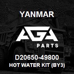 D20650-49800 Yanmar hot water kit (BY3) | AGA Parts