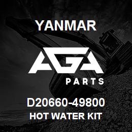 D20660-49800 Yanmar hot water kit | AGA Parts