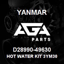 D28990-49630 Yanmar hot water kit 3YM30 (acc.) | AGA Parts