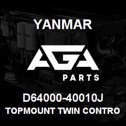 D64000-40010J Yanmar Topmount Twin Controlhead (Inboard) | AGA Parts
