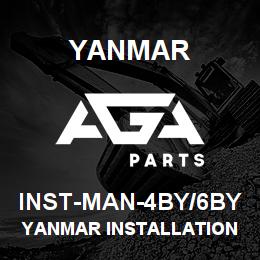 INST-MAN-4BY/6BY Yanmar Yanmar Installation | AGA Parts