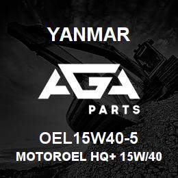 OEL15W40-5 Yanmar Motoroel HQ+ 15W/40 | AGA Parts