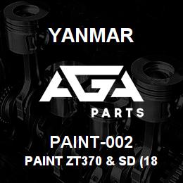 PAINT-002 Yanmar PAINT ZT370 & SD (18ml) | AGA Parts