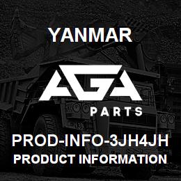 PROD-INFO-3JH4JH Yanmar Product Information | AGA Parts