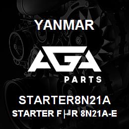 STARTER8N21A Yanmar starter f├╝r 8N21A-EN | AGA Parts