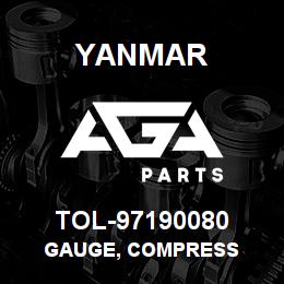 TOL-97190080 Yanmar gauge, compress | AGA Parts