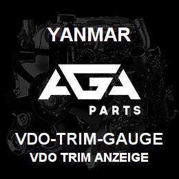 VDO-TRIM-GAUGE Yanmar VDO Trim Anzeige | AGA Parts