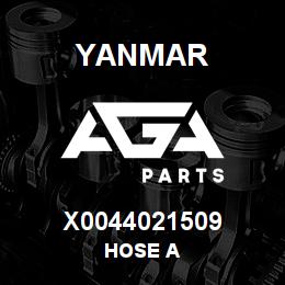 X0044021509 Yanmar HOSE A | AGA Parts