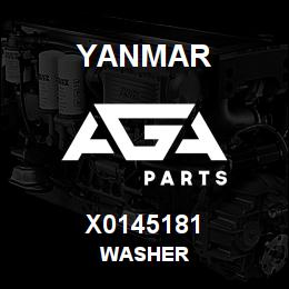 X0145181 Yanmar washer | AGA Parts
