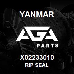 X02233010 Yanmar RIP SEAL | AGA Parts
