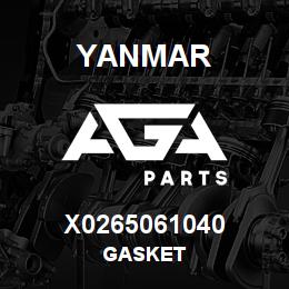 X0265061040 Yanmar GASKET | AGA Parts