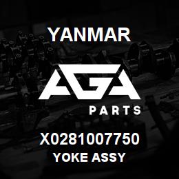 X0281007750 Yanmar YOKE ASSY | AGA Parts