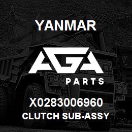 X0283006960 Yanmar CLUTCH SUB-ASSY | AGA Parts