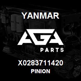 X0283711420 Yanmar PINION | AGA Parts