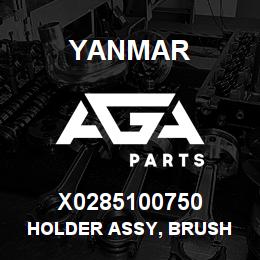 X0285100750 Yanmar holder assy, brush | AGA Parts