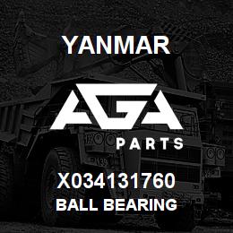 X034131760 Yanmar BALL BEARING | AGA Parts