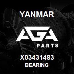 X03431483 Yanmar BEARING | AGA Parts