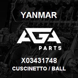X03431748 Yanmar CUSCINETTO / BALL | AGA Parts
