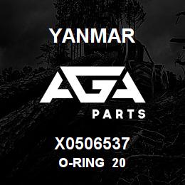 X0506537 Yanmar O-RING 20 | AGA Parts