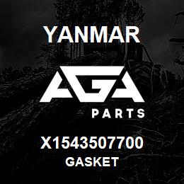 X1543507700 Yanmar GASKET | AGA Parts