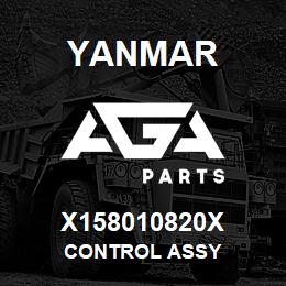 X158010820X Yanmar CONTROL ASSY | AGA Parts