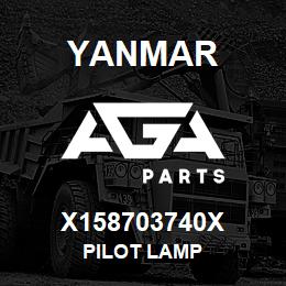X158703740X Yanmar pilot lamp | AGA Parts