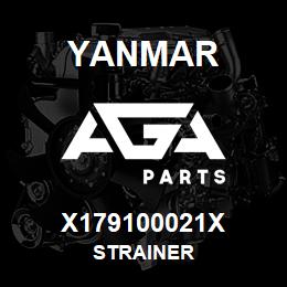 X179100021X Yanmar STRAINER | AGA Parts