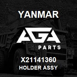 X21141360 Yanmar HOLDER ASSY | AGA Parts