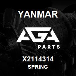 X2114314 Yanmar SPRING | AGA Parts