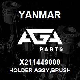 X211449008 Yanmar HOLDER ASSY,BRUSH | AGA Parts