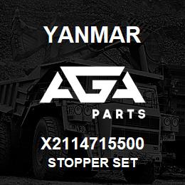 X2114715500 Yanmar STOPPER SET | AGA Parts