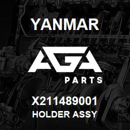 X211489001 Yanmar HOLDER ASSY | AGA Parts