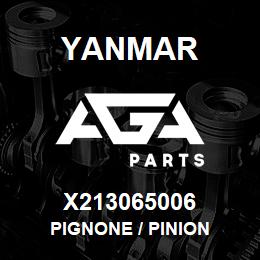 X213065006 Yanmar PIGNONE / PINION | AGA Parts