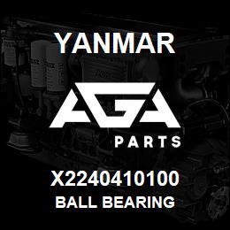 X2240410100 Yanmar BALL BEARING | AGA Parts