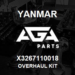 X3267110018 Yanmar OVERHAUL KIT | AGA Parts