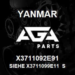 X3711092E91 Yanmar siehe X3711099E11 switch | AGA Parts
